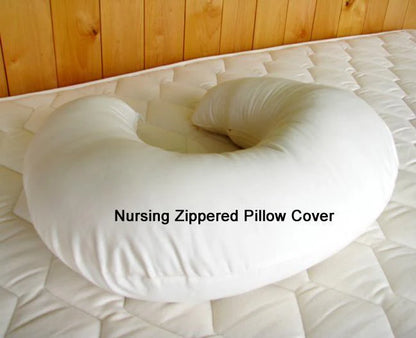 Organic Cotton Sateen Nursing Pillow Cover - Holy Lamb Organics