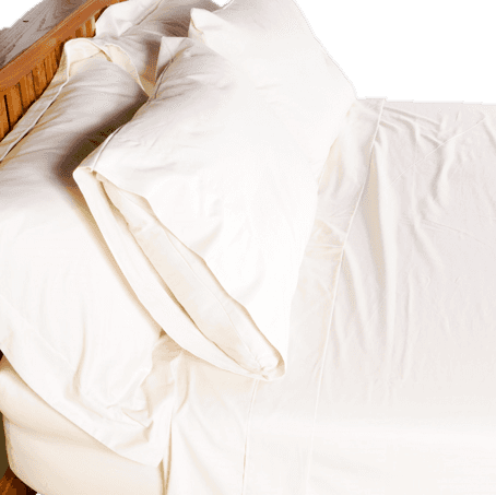 GOTS Certified Organic Cotton Sateen Natural Sheets