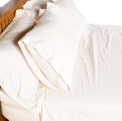 GOTS Certified Organic Cotton Sateen Natural Sheets